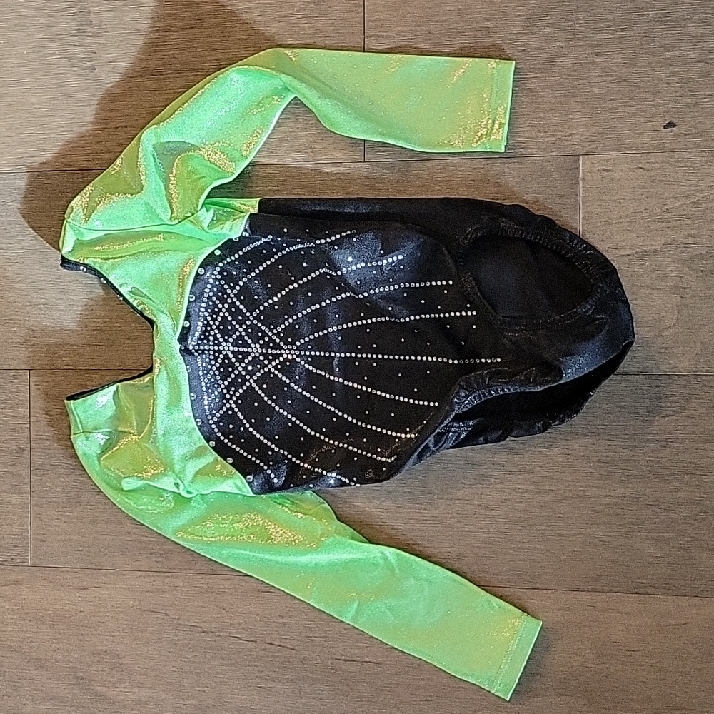 Competition gymnastics leotard, child XS